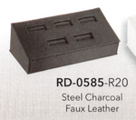 Double sided 8-ring slots display stand-stl charco