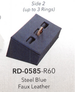 Double sided 8-ring slots display stand — Stl Blue