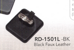Ring display- black leather