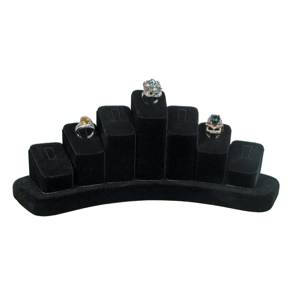 8-Pc. Ring Columns Set — Black Velvet