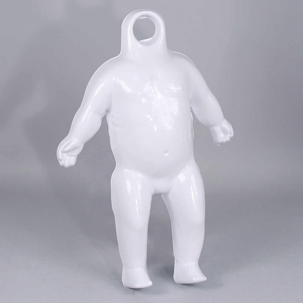 White Molded PVC Forms — 0 to 3-Year-Old Kid Form — White