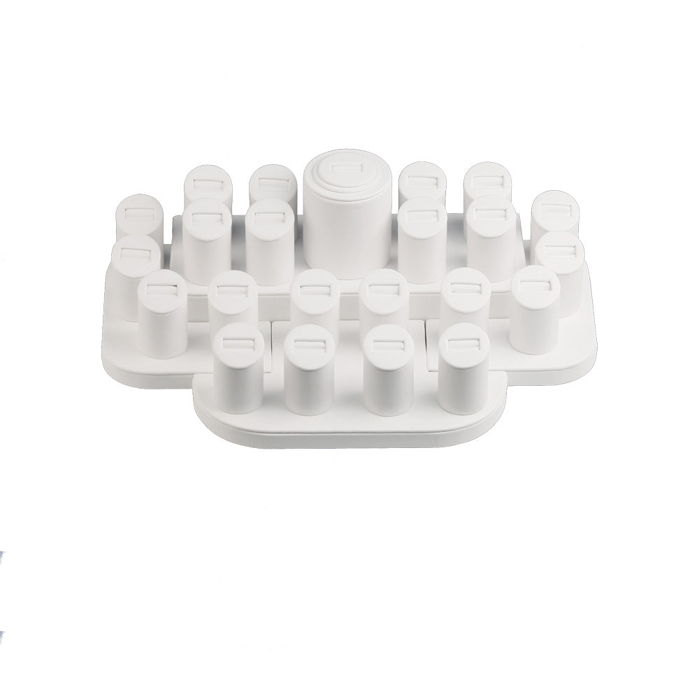 Showcase Set 105A — White Faux Leather