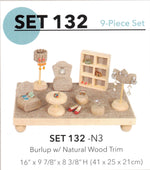 Natural Wood / Burlap