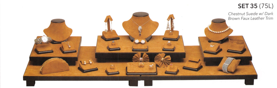 Bracelet ramp (set35)- Chestnut, Dark walnut