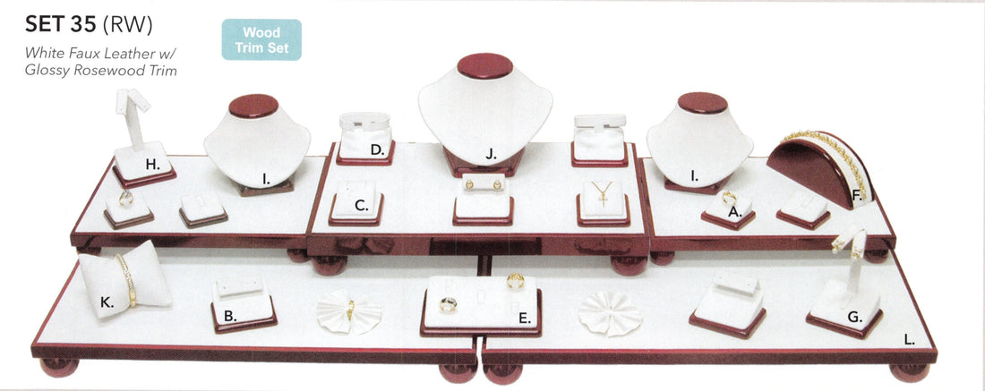 Display Set(26 PCS) — Rosewood trim