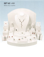 Display set(28pcs) — all white leather
