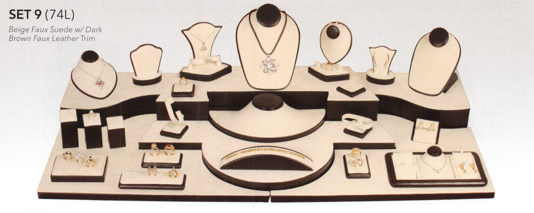 Sm. ring cluster-(brown/beige) (set 9) — Small Custer