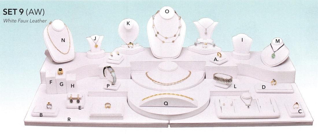 COMBINATION DISPLAY — Combo — All white (set 9)