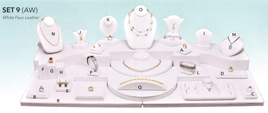 VERTICAL RING (2) — 2 Ring Clip - Vertical — All white (set 9)