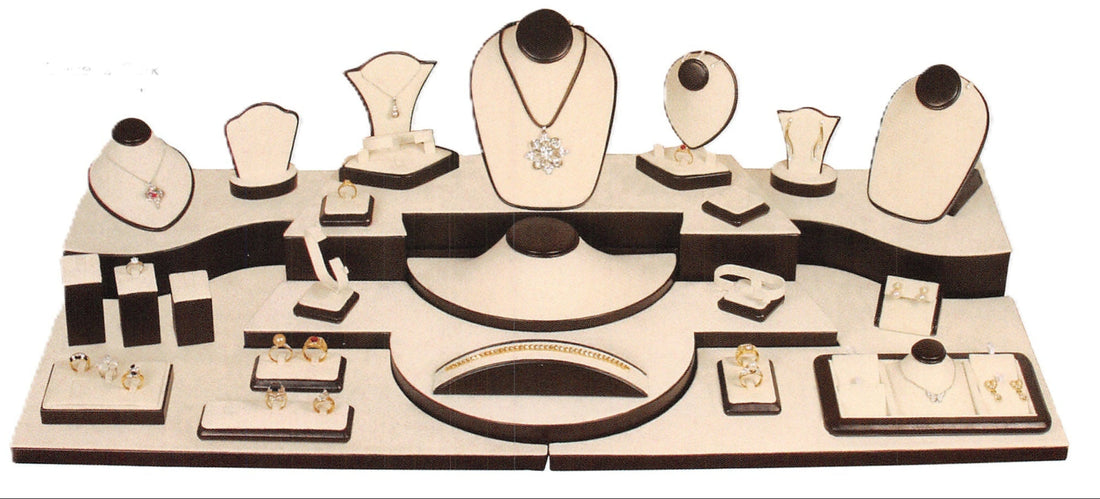Display set(28pcs) — (brown/beige)