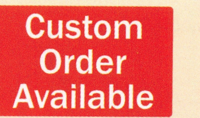 Plastic Message Signs — Custom Order Available — Plastic