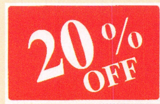 Plastic Message Signs — 20% Off — Plastic