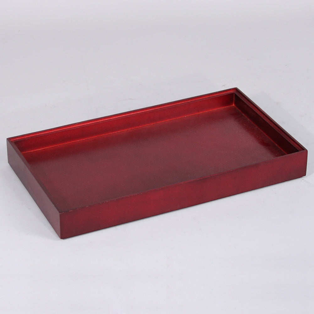 Wooden Stackable Trays — Rosewood Finish