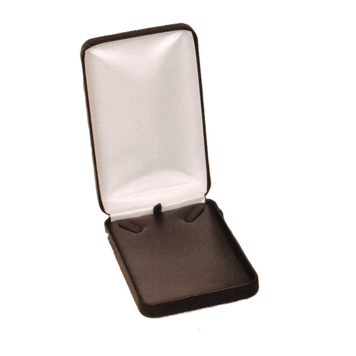 Necklace Box - Classic Faux Leather - Black