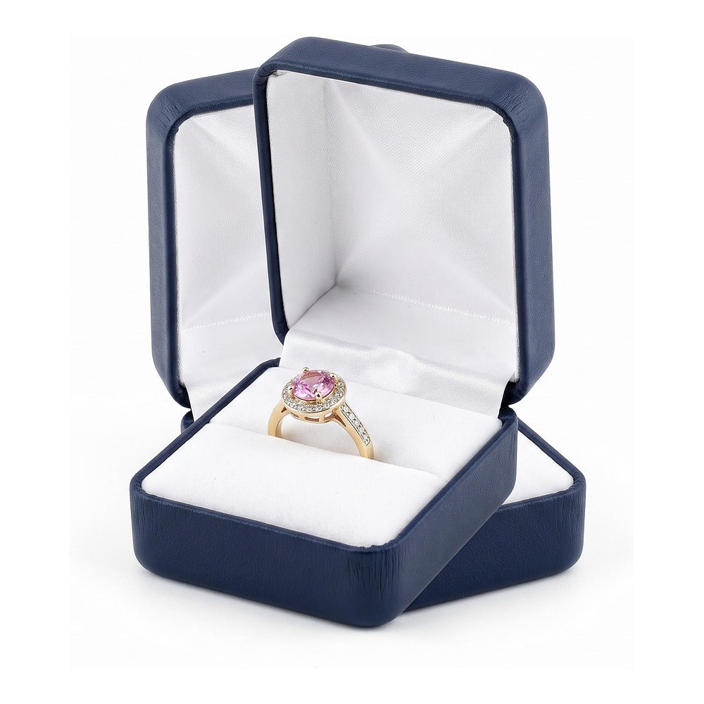 Ring Box - Metallic Blue