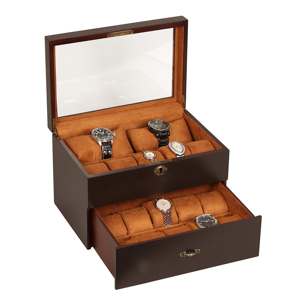 Dark Vintage Wooden Watch Cases