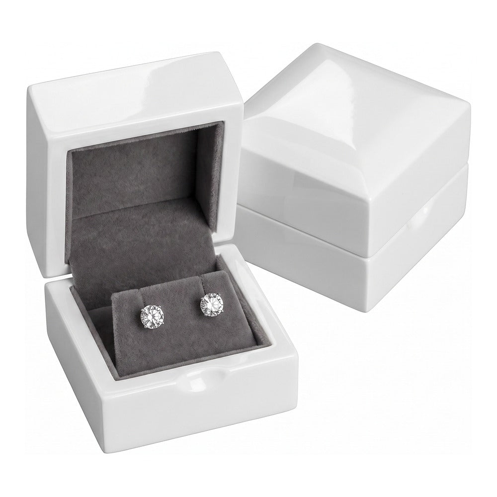 Earring Box - Meridian White
