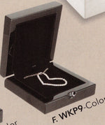 Pendant Box - Meridian Rosewood - Rosewood — 3½ x 3½ x 1½ in