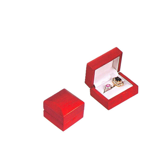 Double Ring Box - Meridian Rosewood