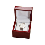 Bangle Box - Classic Rosewood - RW — 3⅞ x 3⅞ x 3⅛ in