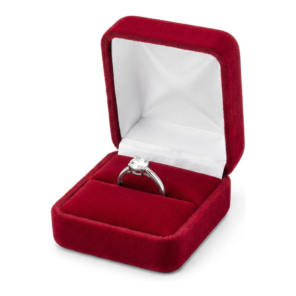 Ring Box - Classic Velvet - Red