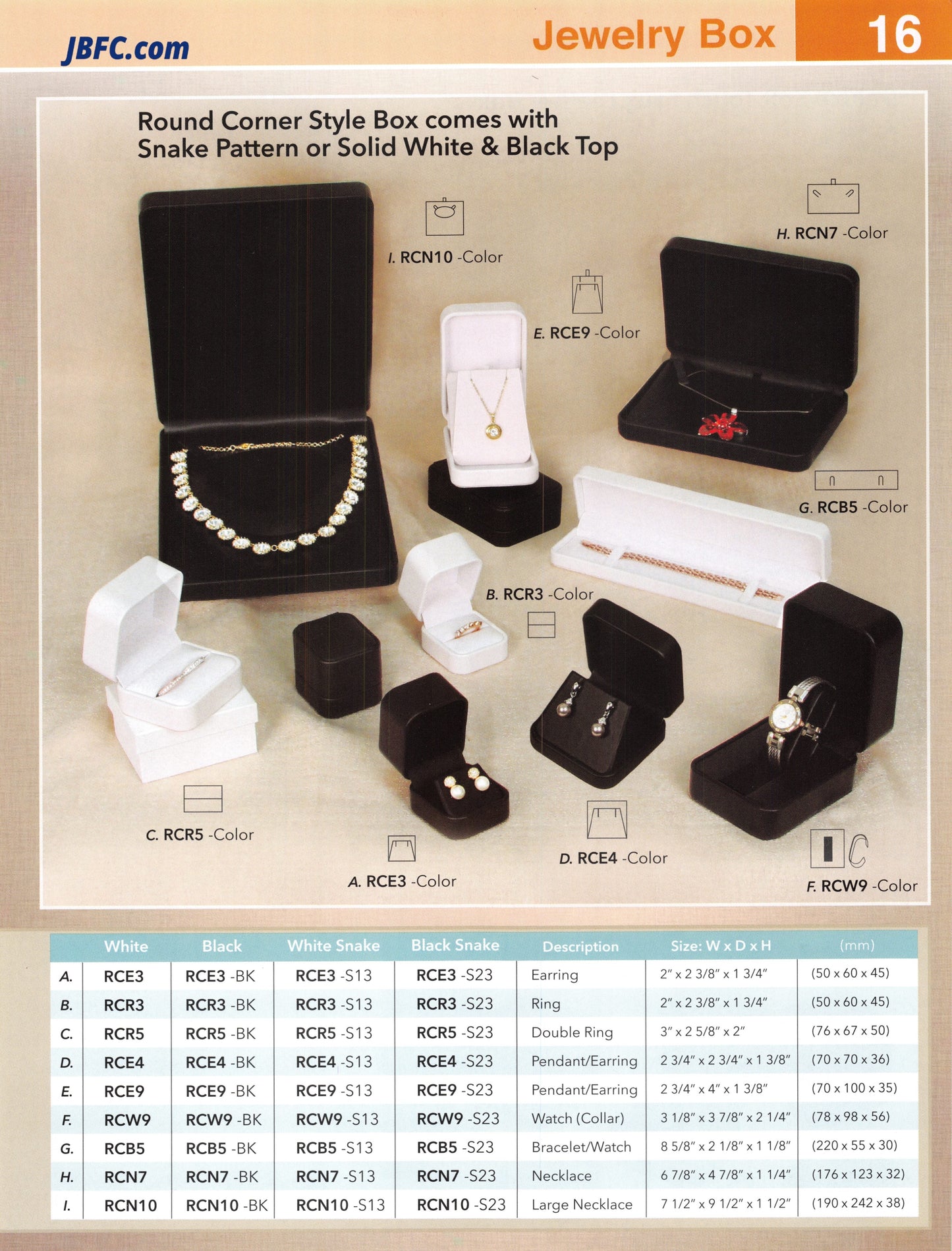 Round Corner Style Box