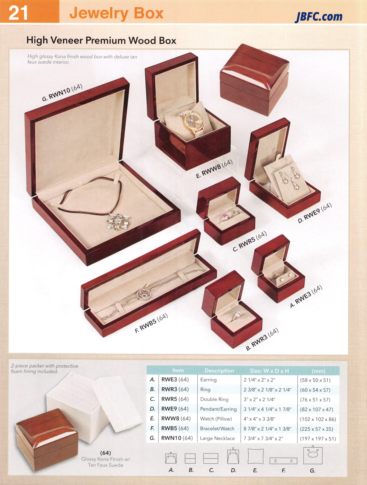 High Veneer Premium Wood Box