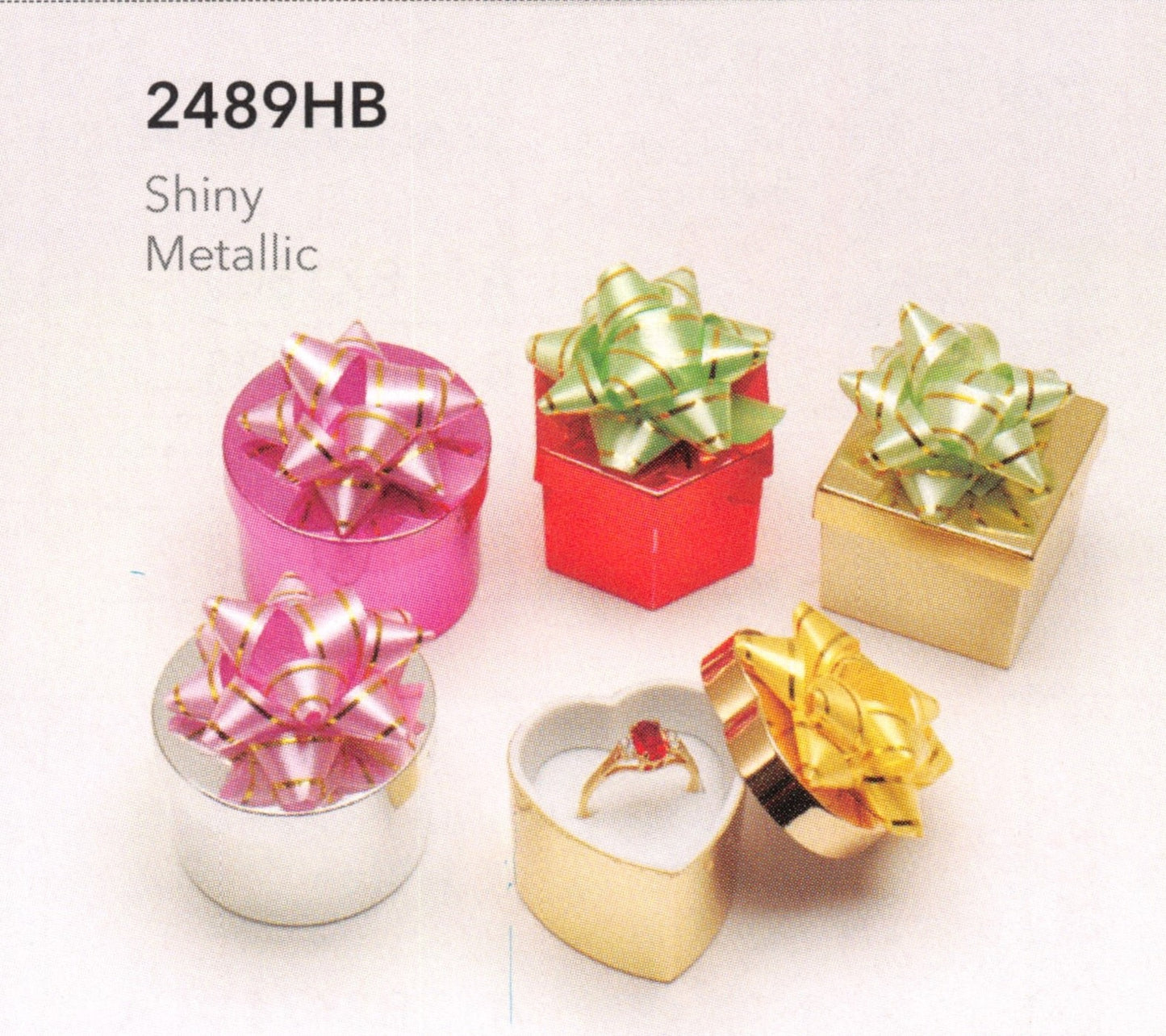 Colección de cajas para sombreros - Surtidas - 1 5/8 x 1 5/8 x 1 1/2