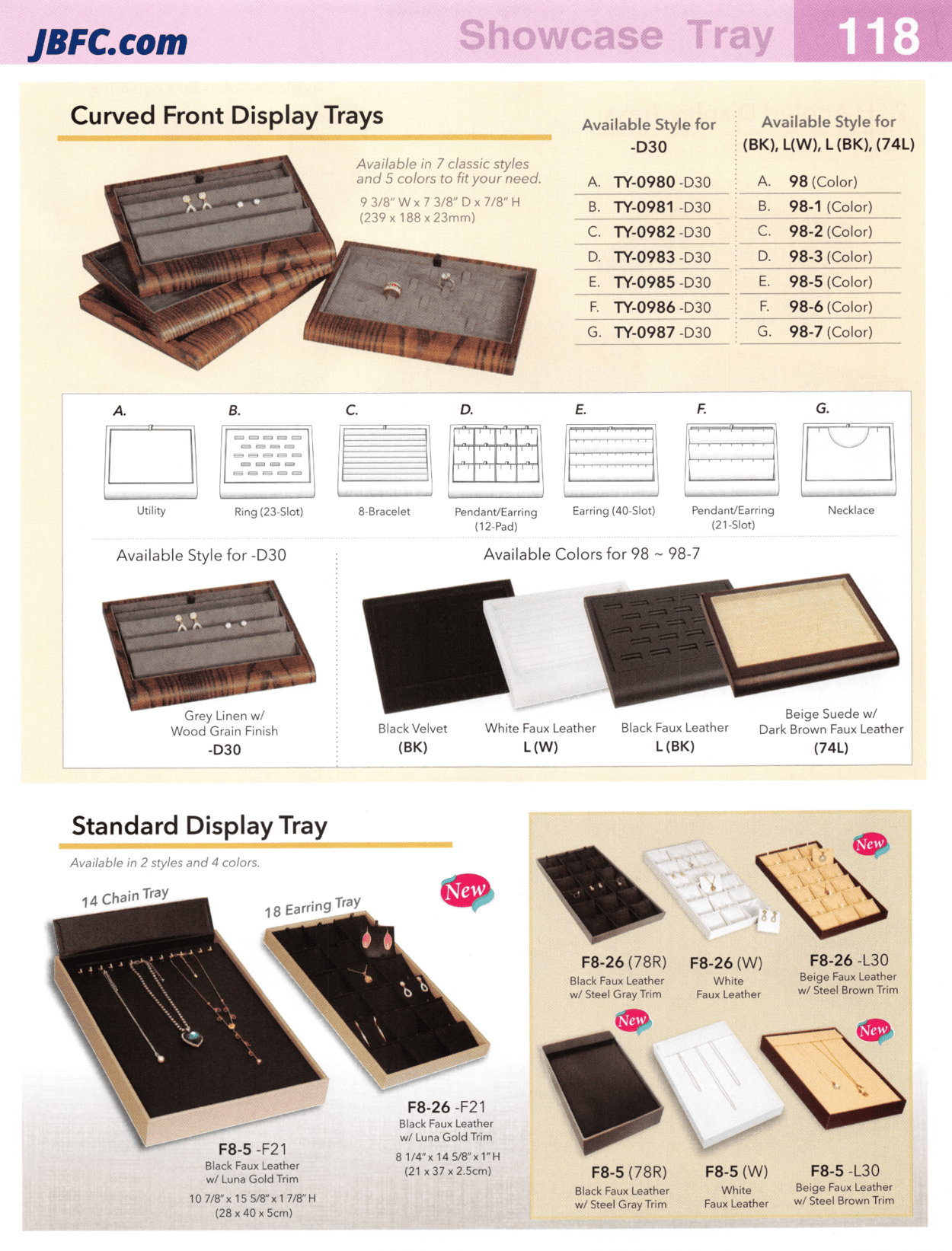 Standard Display Tray