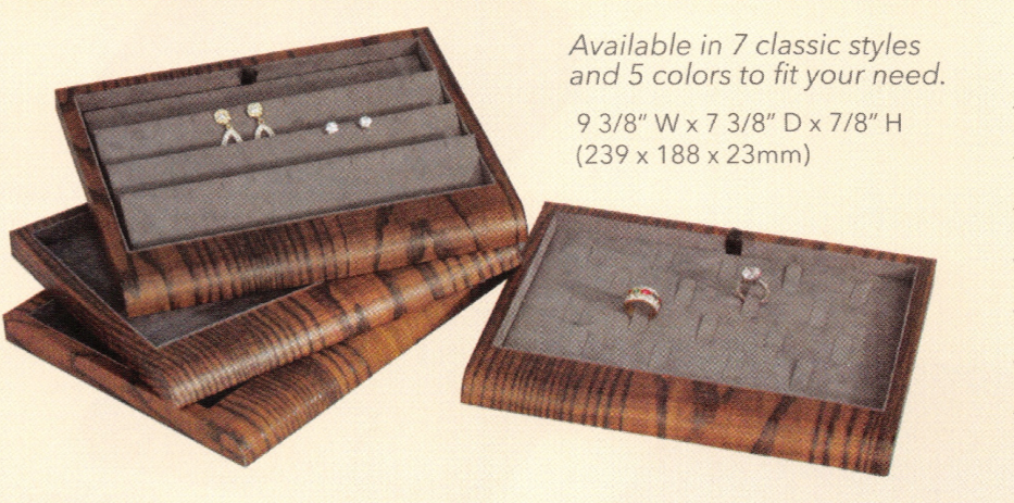 Curved Front Display Trays