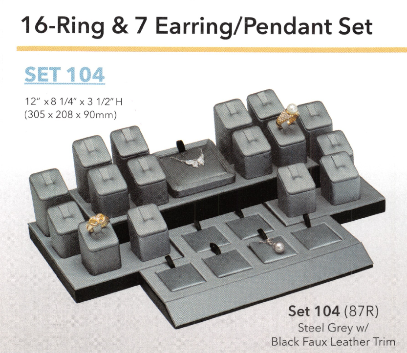 16 Ring & 7 Earring-Pendant Set