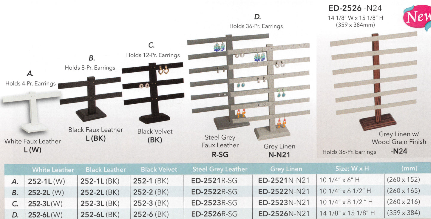 Earring Bar Display Rack