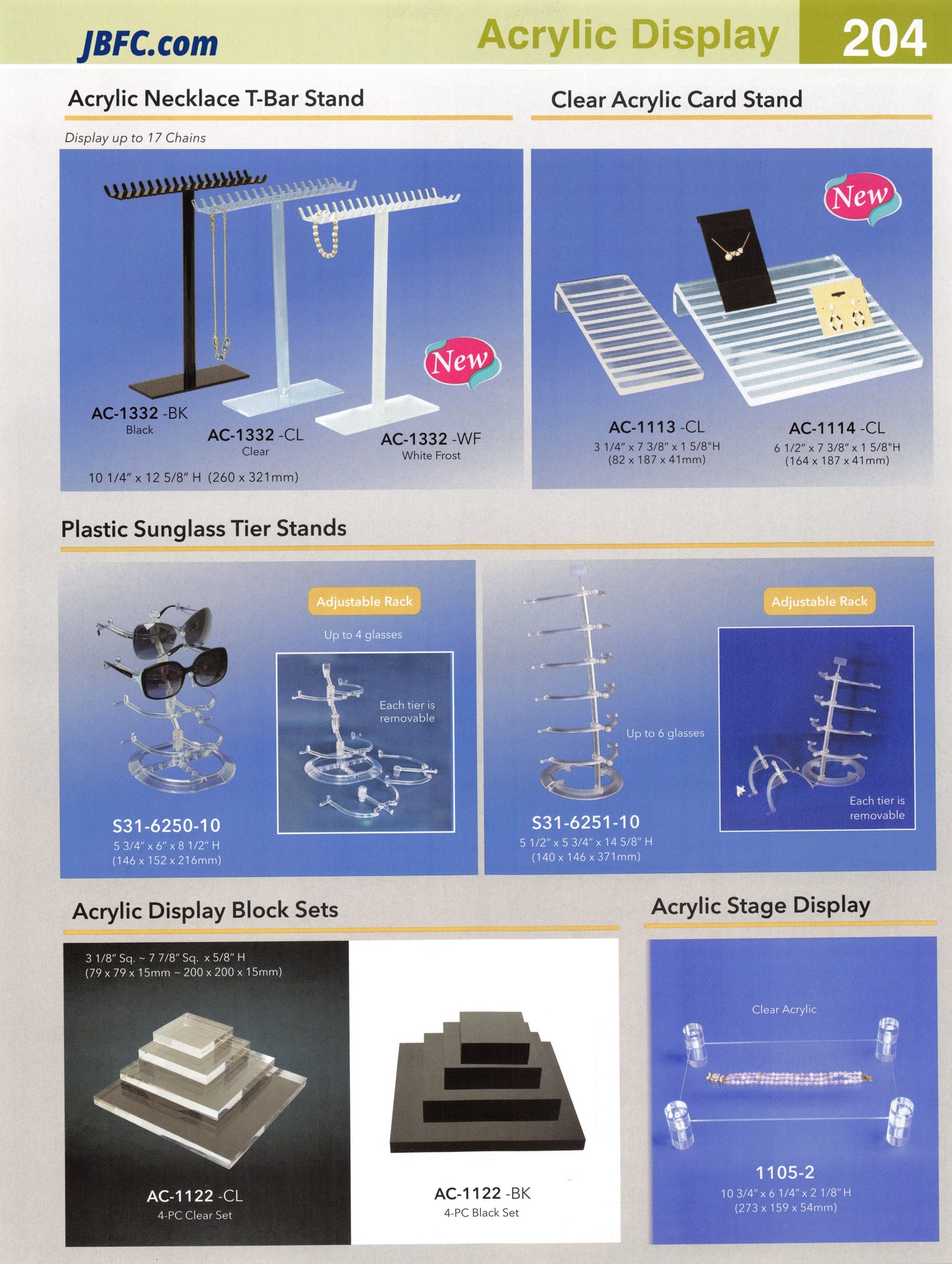 Acrylic Stage Display