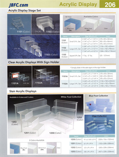 Acrylic Display Stage Set