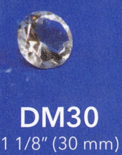 Cristales acrílicos tallados con diamantes