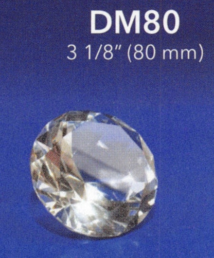 Cristales acrílicos tallados con diamantes