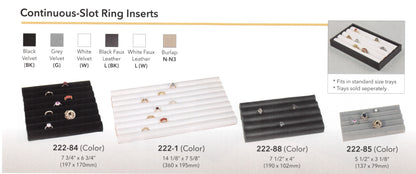 Insertos de anillo de ranura continua