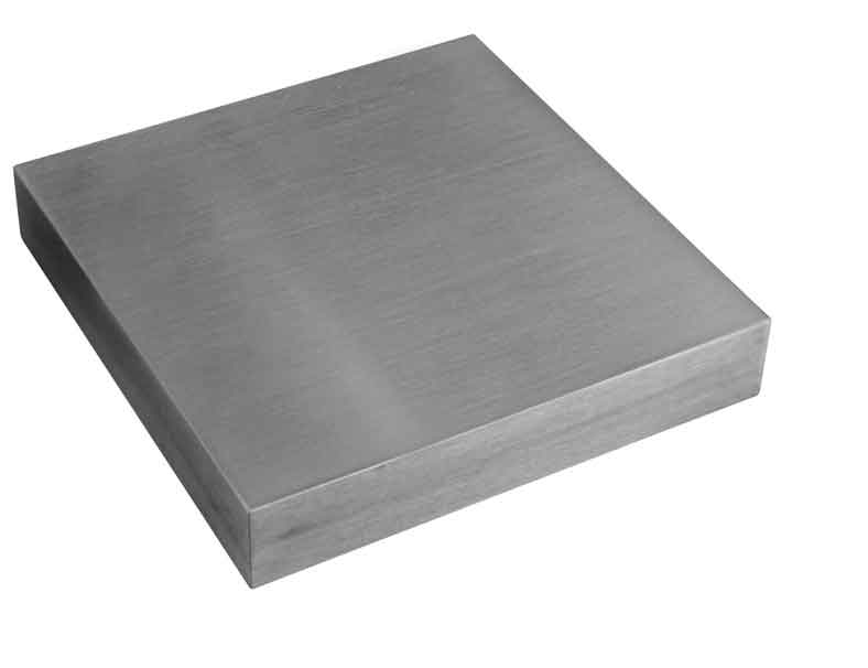 2-1 Steel Bench Block 4" x 4" x 3/4" with 3.3/4" Dome, Hardened Steel