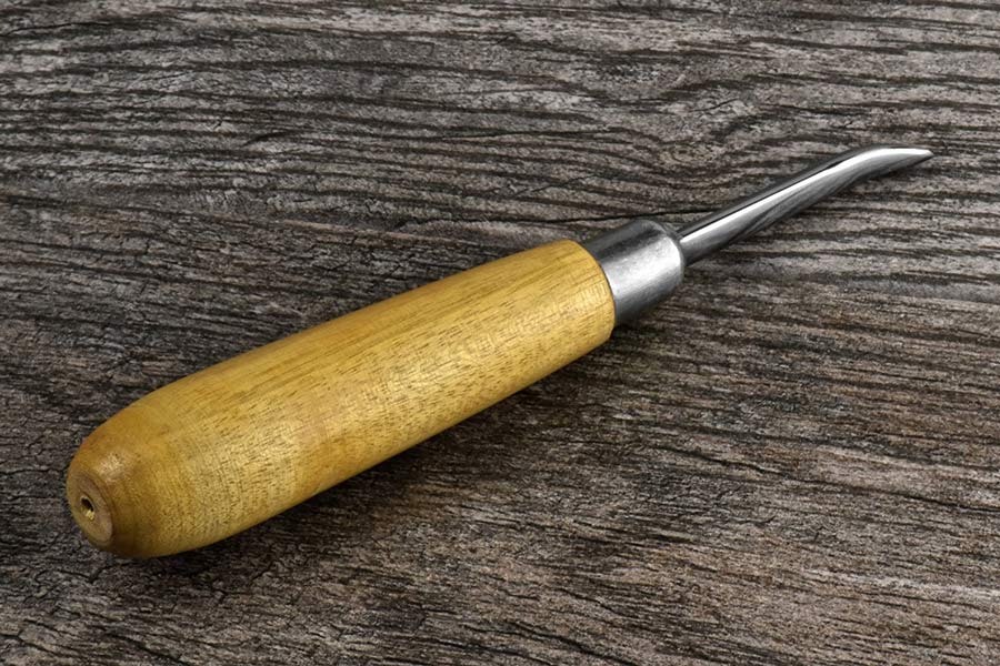 Burnisher with Wooden Handle