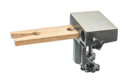 Clamp-On Bench Anvil Set (Wooden Pin/Ring Mandrel/Round Bracelet Mandrel)