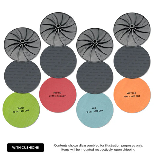 JoolTool - Flat Top - Trizact Abrasives - Mounted