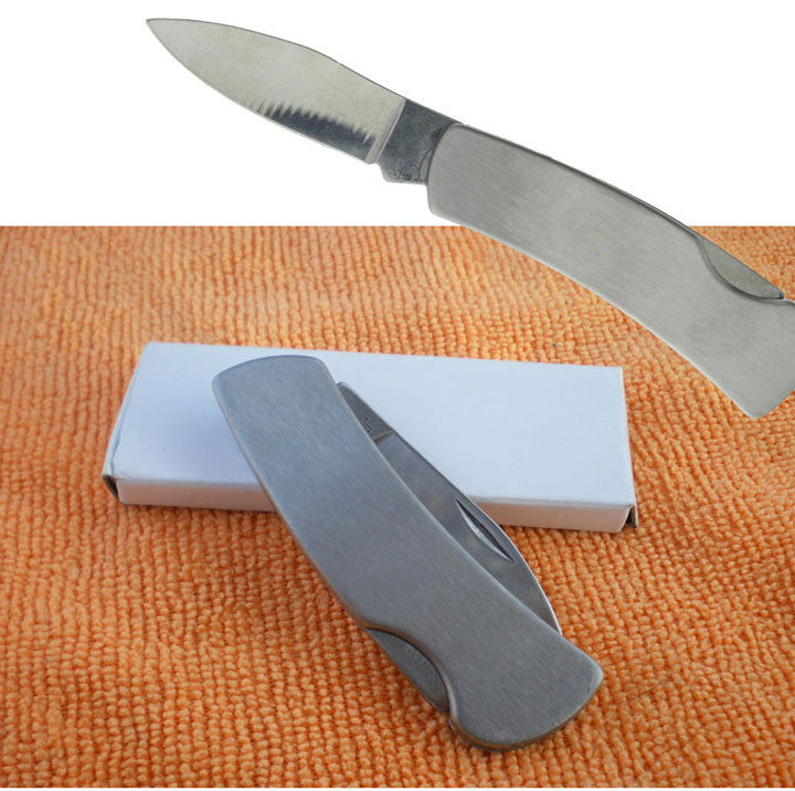 3" Stainless Steel Lock Back Folding Pocket Knife