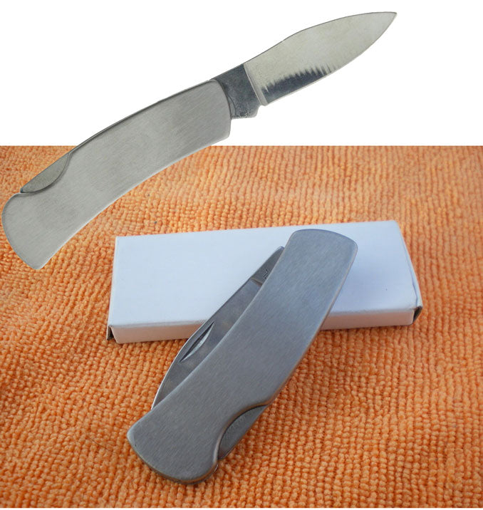 3" Stainless Steel Lock Back Folding Pocket Knife