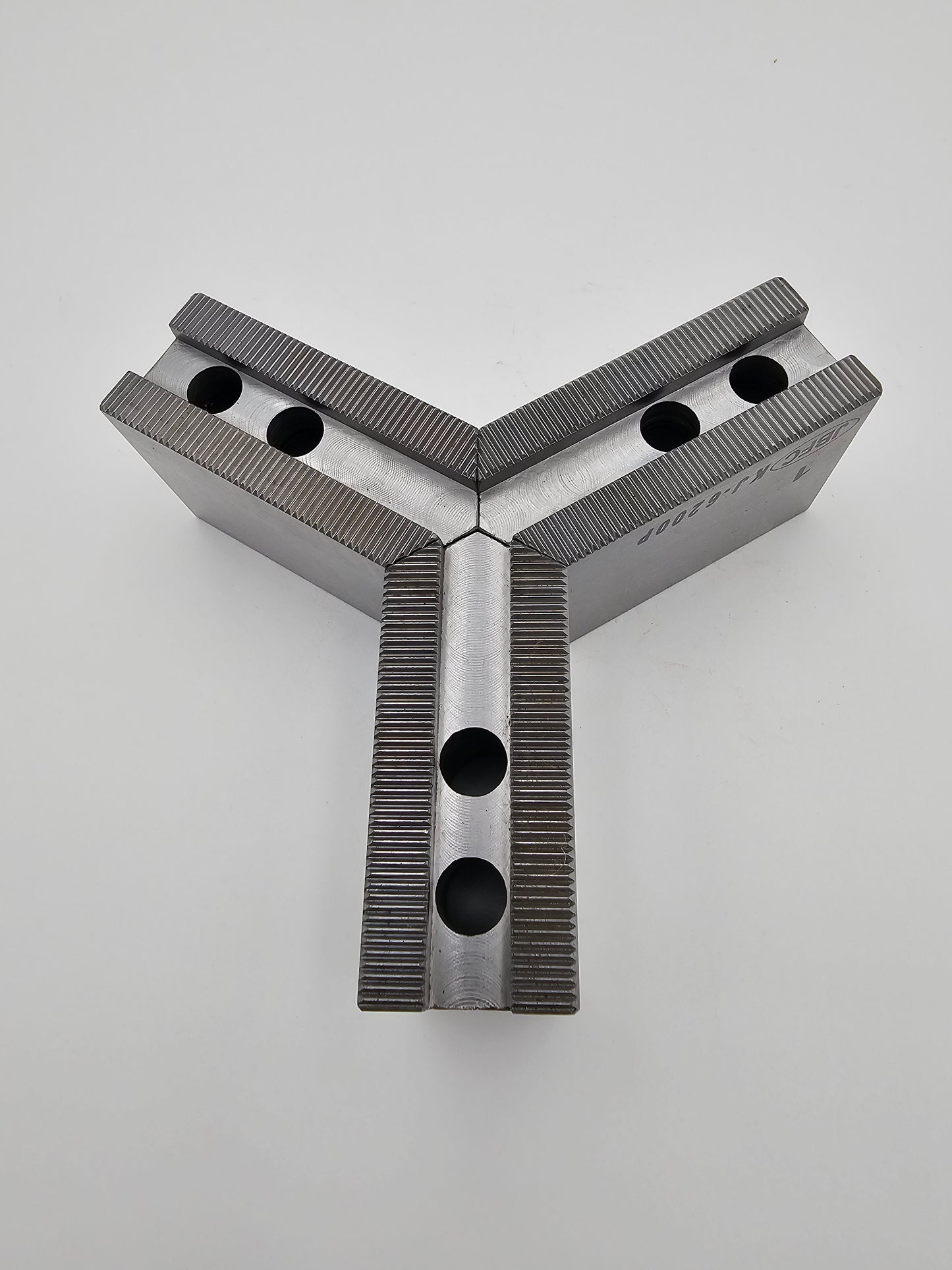 6" Serrated Chuck Jaws - 1.5mm x 60 degree - Pointed - Set of 3 pcs.