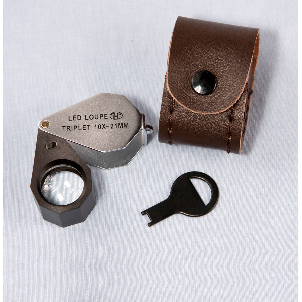 LED Lighted Loupe — Silver/Black