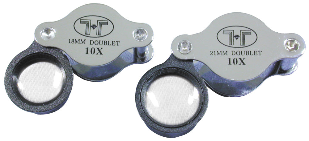 21mm Doublet Loupe — Silver/Black