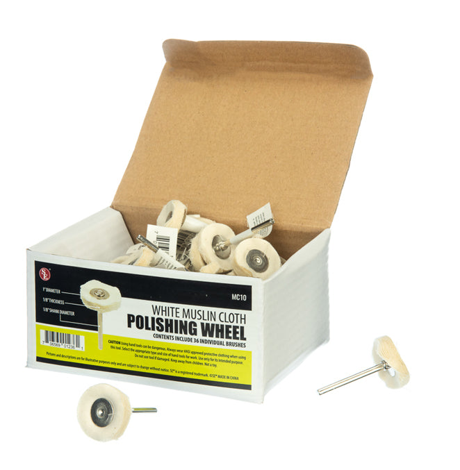 36Pc Box - Polishing & Buffing Wheels