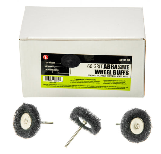 36 pc Box-  Abrasive Wheel Buffs