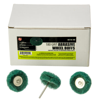 36 pc Box-  Abrasive Wheel Buffs