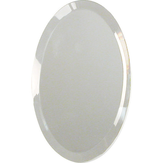Mirror Platform — Oval — 2 x 3" — Clear Glass